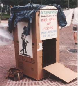 An image from an advocacy event called "Festival of Shelters" that Open Door facilitated.